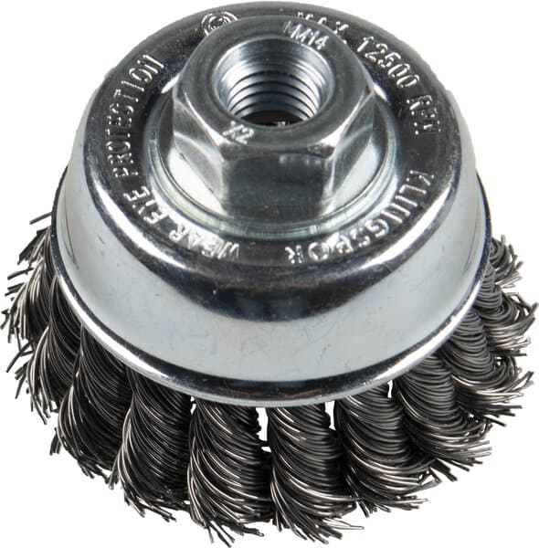 BT 600 Z - 65mm A2 Stainless Steel Twisted Cup Brush
